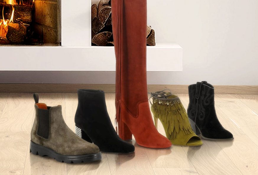 Women's suede shoes: Fall 2016 trends